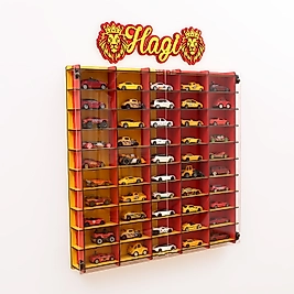 Kükreyen Aslan Pleksi Kapak 1/64  Oyuncak Hobi Koleksiyon Model,Akrilik Kapaklı Araba Rafı Duvar Rafı