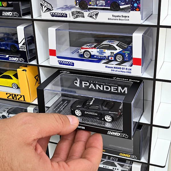 1:64 Diecast Araç Vitrini, Pleksi Kutulu Model Araba Sergileme Rafı, 24 Bölmeli Duvar Ünitesi, Pleksi Kapaklı, Ücretsiz Kargo
