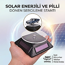 Koleksiyonlarınızı Harekete Geçirin: Solar Enerjili Dönen Sergileme Standı!