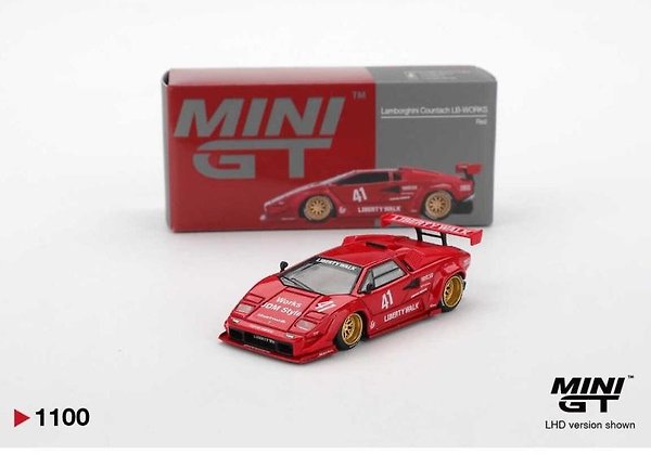1100 Lamborghini Countach LB-Works Red