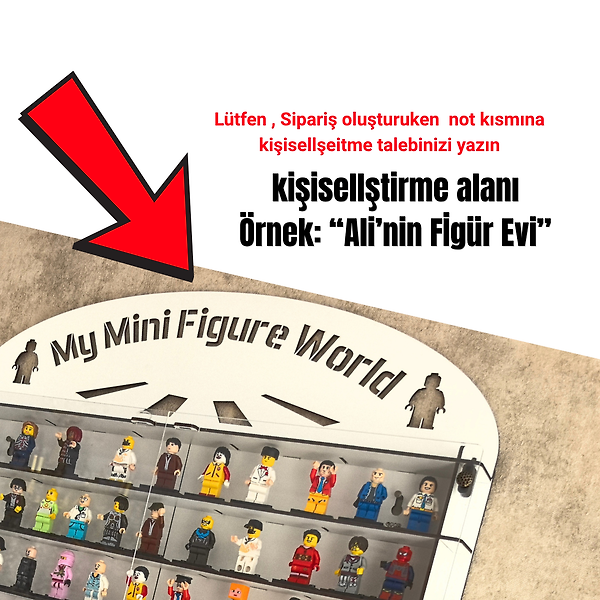 Pleksi Kapaklı 120 Minifigür Lego Uyumlu Vitrin,Akrilik kapak Minyatürler Figür oyuncak duvar rafı