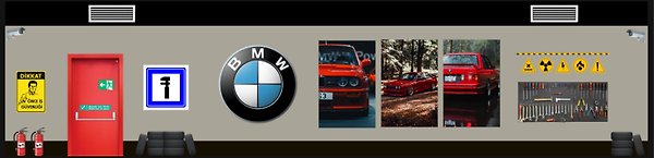 Diorama Garaj 1/64 Ölçek 8, LED Işıklı USB Kablolu Model Araba Pleksi Kapaklı Dekoratif Vitrin BMW-2