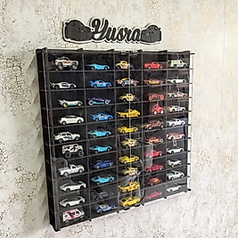 Pleksi Kapak 1/64 Hotwheels Matchbox Oyuncak Hobi Koleksiyon Model,Akrilik Kapaklı Araba Rafı