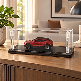 1:64 Diecast Akrilik Sergileme Kutusu 5’li Paket, Şeffaf Pleksi Vitrin 12x5x5 cm İç Boyut